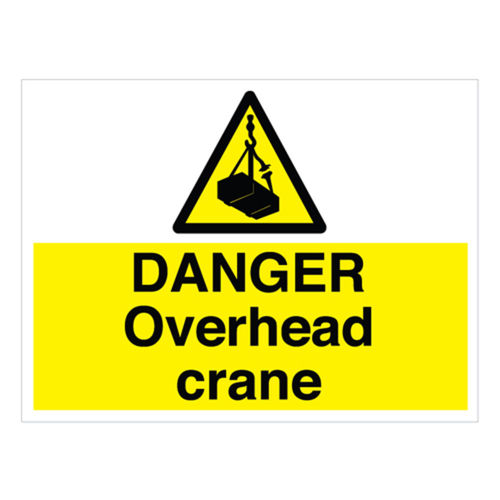 Danger Overhead Crane Sign (20146V)